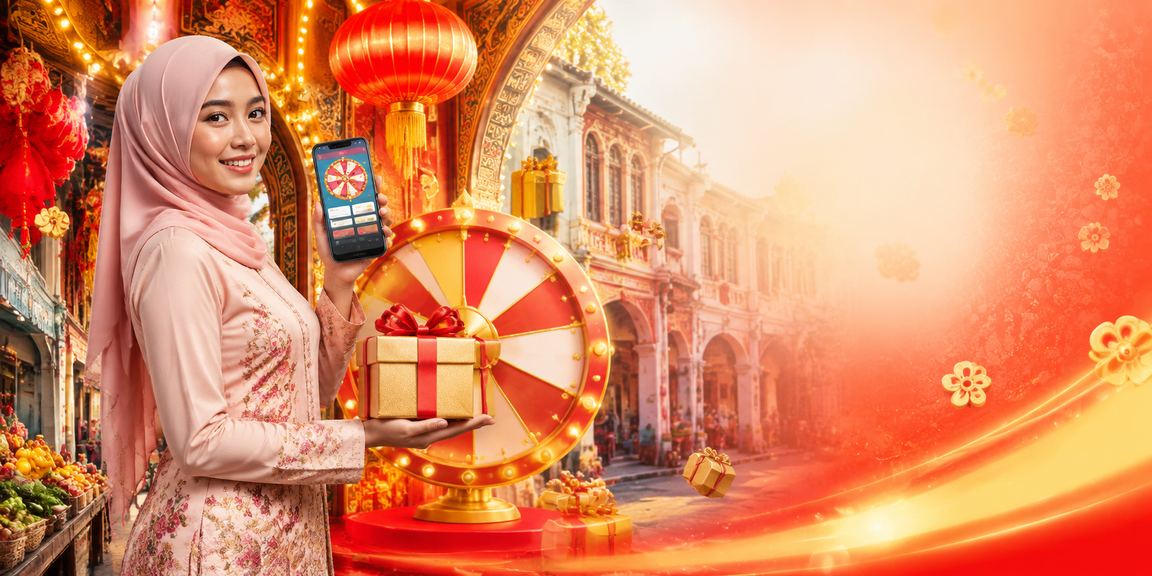 Pemenang lucky draw perdana4d Malaysia bergaya pakaian tradisional Kota Bharu