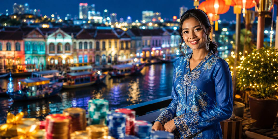 Promosi cashback bonus bola sepak perdana4d sempena perayaan Malaysia gaya baju kurung Penang
